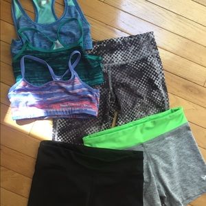 Old Navy Girls athletic wear, 6 items